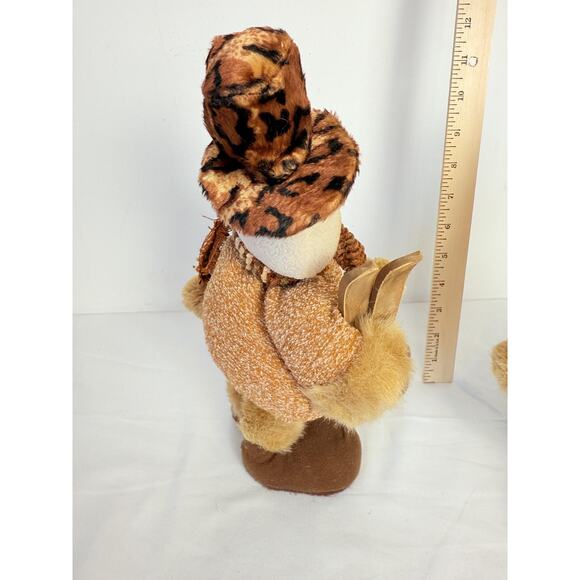 Christmas Snowmen Skiing SkiThemed Plush Decoration Good - Picture 5 of 12